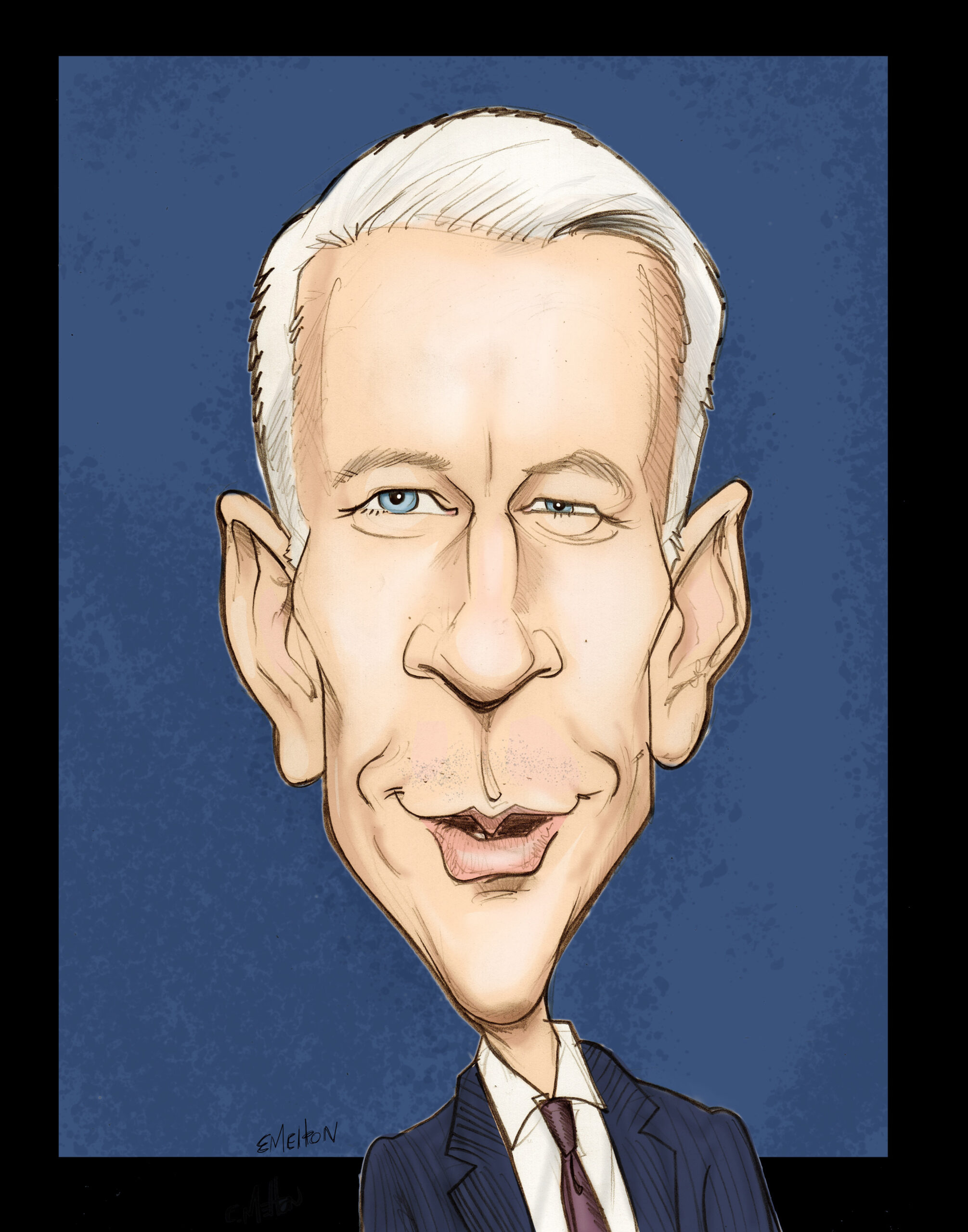 Anderson Cooper Caricature