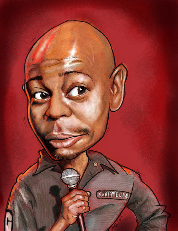 Dave Chappell Caricature