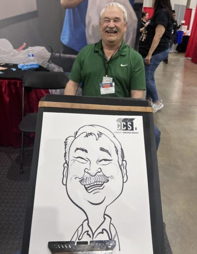Charlotte Trade Show Caricatures